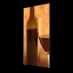 Grzejnik Obraz ręcznie malowany - pt.  WINE EVENING - GA14